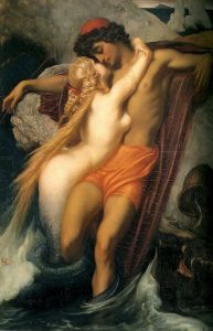 Frederic Leighton (1830–1896), Le Pêcheur et la Sirène, 1856–1858, Bristol City Museum and Art Gallery (Wikimedia Commons)