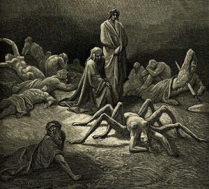 Gustave Doré, Illustration pour le Purgatoire de Dante (extrait)