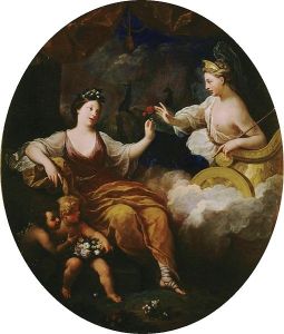 Bon Boullogne (1649–1717), Junon et Flore, 1702, Palais de Versailles 
