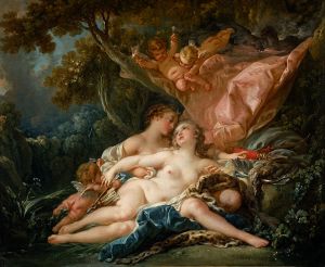 François Boucher (1703–1770), La Nymphe Callisto, séduite par Jupiter sous les traits de Diane, 1759